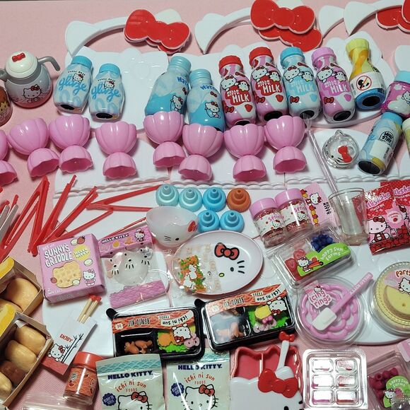 Hello Kitty MGA Make it Miniverse Food Lot Sanrio Parts Toy Barbie Y2K Miniature - Picture 8 of 16